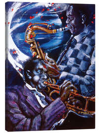 Tableau sur toile Time Jazz 1999 - Jean Moreaux
