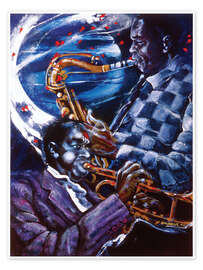 Wandbild Time Jazz 1999 - Jean Moreaux