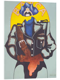 Quadro em acrílico Contrebanque 1976 - Jean Moreaux