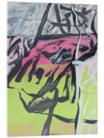 Acrylglasbild Brief aus New York, 1990 - Else Raasum