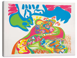 Leinwandbild Promoteur Méchant 1974 (Naughty Promoter) - Else Raasum