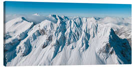 Leinwandbild Omeshorn im Winter, Arlberg, Österreich - Lucas Tiefenthaler