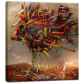 Leinwandbild Fliegender Fisch - Andrej Losovoj