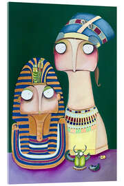 Acrylic print Chill with Tutankhamun - Lacaluna