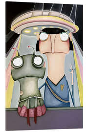 Acrylglasbild Chill mit Magda - Lacaluna