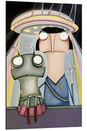 Tableau en aluminium Chill with Magda - Lacaluna