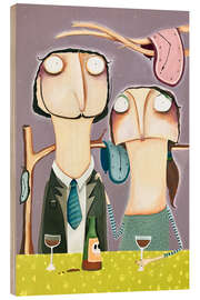 Holzbild Chill mit Salvador - Lacaluna