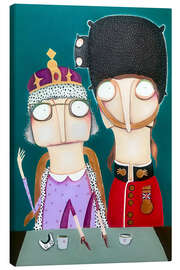 Tableau sur toile Chill with Elizabeth - Lacaluna