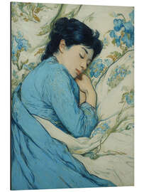 Print på aluminium Her Quiet Dreams - DejaReve