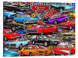 Alubild Amerikanische Oldtimer - Michael Fishel