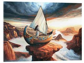 Acrylglasbild Segelboot