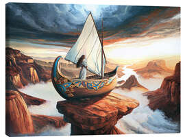 Leinwandbild Segelboot