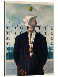 Alubild Für René Magritte - Frank Moth
