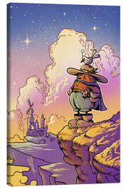 Leinwandbild Magische Dämmerung - syntetyc