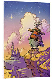 Hartschaumbild Magische Dämmerung - syntetyc