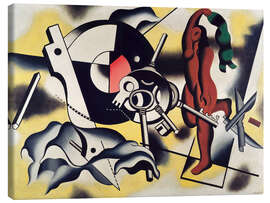 Leinwandbild Still life, Contrasting objects, 1930 - Fernand Léger