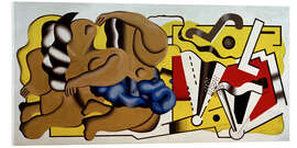 Acrylglasbild Dekoration für ein Esszimmer, 1930 - Fernand Léger