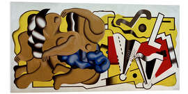 Hartschaumbild Dekoration für ein Esszimmer, 1930 - Fernand Léger