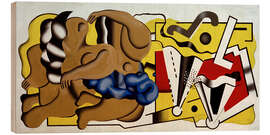 Holzbild Dekoration für ein Esszimmer, 1930 - Fernand Léger