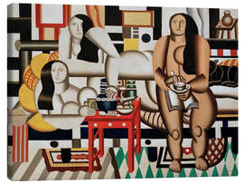 Leinwandbild Das große Mittagessen, 1921 - Fernand Léger