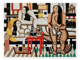 Wandbild Das große Mittagessen, 1921 - Fernand Léger