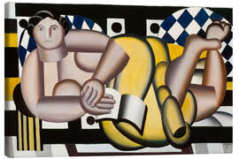 Leinwandbild Liegende Frau, 1922