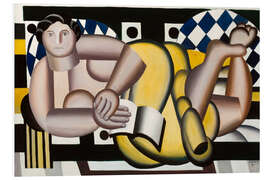 Hartschaumbild Liegende Frau, 1922