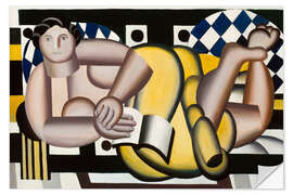 Wandsticker Liegende Frau, 1922