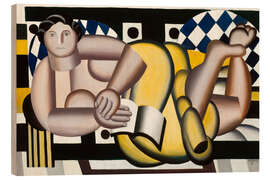 Holzbild Liegende Frau, 1922