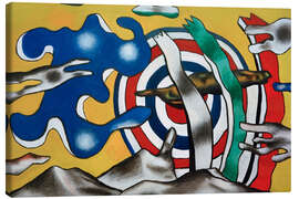 Lærredsbillede The Plane in the sky - Fernand Léger