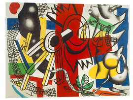 Acrylic print Adieu New York, 1946 - Fernand Léger