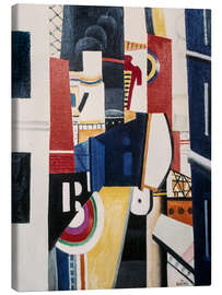 Leinwandbild Studie für "Die Stadt", 1919 - Fernand Léger