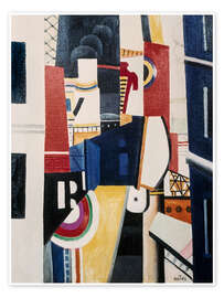 Wandbild Studie für "Die Stadt", 1919 - Fernand Léger