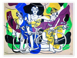 Wandbild Die Radfahrer, 1948 - Fernand Léger