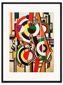 Gerahmter Kunstdruck Scheiben, 1918