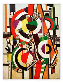Wandbild Scheiben, 1918 - Fernand Léger
