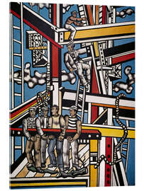 Acrylglasbild Die Konstrukteure, 1950 - Fernand Léger