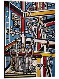 Aluminium print The designers, 1950 - Fernand Léger