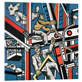 Acrylic print Les Constructeurs (The builders), 1915 - Fernand Léger