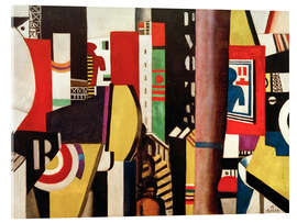 Tableau en verre acrylique La Ville, 1919 - Fernand Léger
