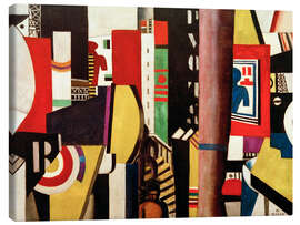 Leinwandbild La Ville, 1919 - Fernand Léger