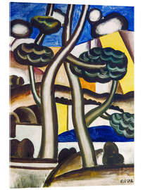 Acrylglasbild Der Wald, 1936 - Fernand Léger