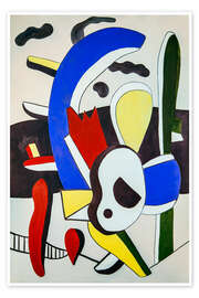 Wandbild The Schmetterlinge, 1937 - Fernand Léger