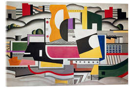 Acrylglasbild Dampfgarer - Fernand Léger