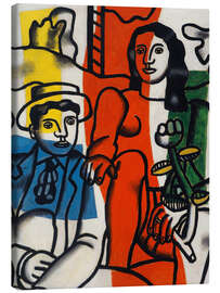Leinwandbild Zwei Liebende in der Landschaft, 1952 - Fernand Léger