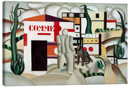 Leinwandbild Mann mit Hund, 1921 - Fernand Léger