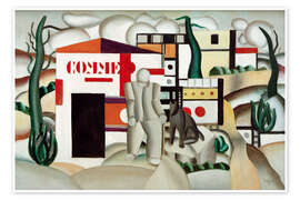 Wandbild Mann mit Hund, 1921 - Fernand Léger