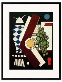 Gerahmter Kunstdruck Trauben und Fisch, 1927