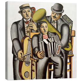 Leinwandbild Die drei Musiker, 1930 - Fernand Léger