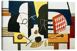 Leinwandbild Die beiden Profile, 1928 - Fernand Léger